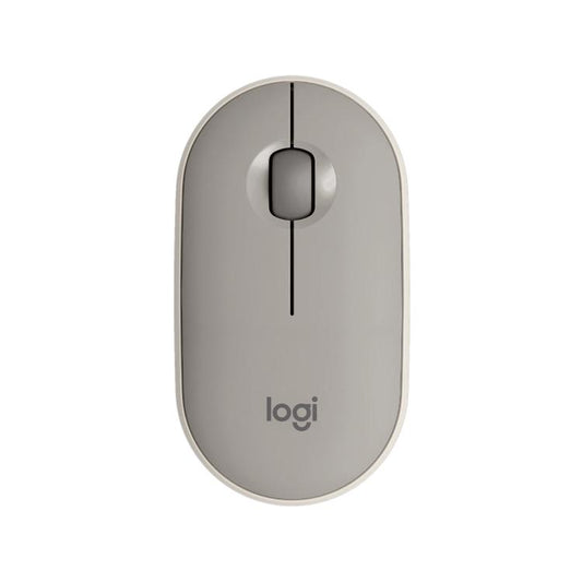 Logitech PEBBLE M350 1000DPI Ultra-Thin Dual-Mode Wireless Bluetooth Mouse(Grey) - Wireless Mice by Logitech | Online Shopping UK | buy2fix