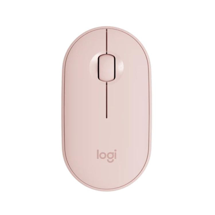 Logitech PEBBLE M350 1000DPI Ultra-Thin Dual-Mode Wireless Bluetooth Mouse(Pink) - Wireless Mice by Logitech | Online Shopping UK | buy2fix