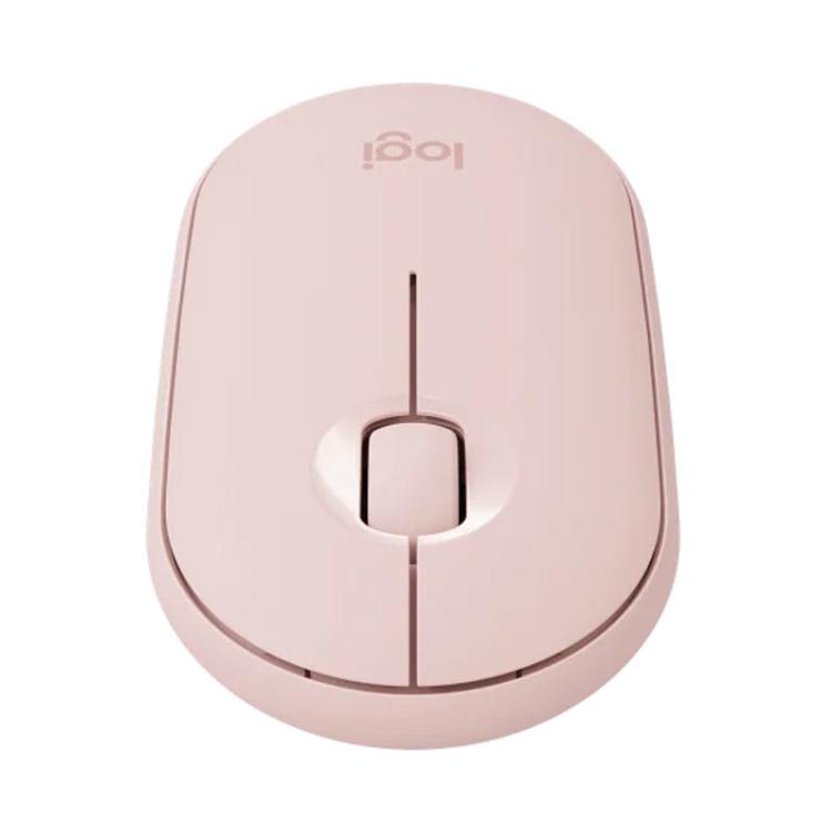 Logitech PEBBLE M350 1000DPI Ultra-Thin Dual-Mode Wireless Bluetooth Mouse(Pink) - Wireless Mice by Logitech | Online Shopping UK | buy2fix