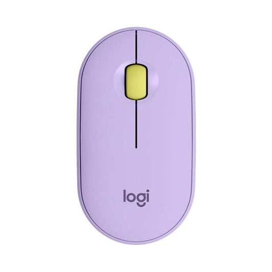 Logitech PEBBLE M350 1000DPI Ultra-Thin Dual-Mode Wireless Bluetooth Mouse(Purple) - Wireless Mice by Logitech | Online Shopping UK | buy2fix