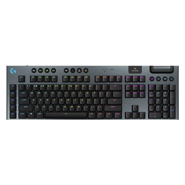 Logitech G915 X LIGHTSPEED Wireless Low Profile Gaming Keyboard(Black Tactile) - Wireless Keyboard by Logitech | Online Shopping UK | buy2fix