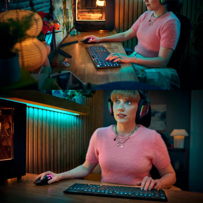 Logitech G915 X LIGHTSPEED Wireless Low Profile Gaming Keyboard(Black Linear) - Wireless Keyboard by Logitech | Online Shopping UK | buy2fix