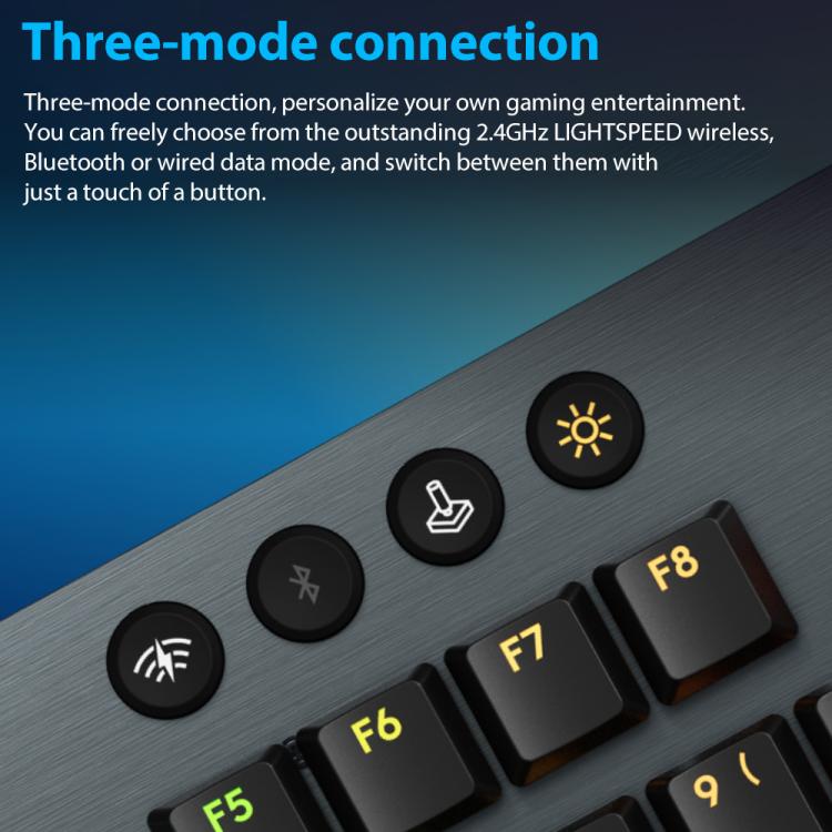 Logitech G915 X LIGHTSPEED Wireless Low Profile Gaming Keyboard(Black Tactile) - Wireless Keyboard by Logitech | Online Shopping UK | buy2fix