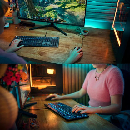 Logitech G915 X Wired Low Profile Gaming Keyboard(Black Tactile) - Wireless Keyboard by Logitech | Online Shopping UK | buy2fix