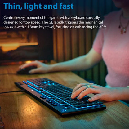 Logitech G915 X Wired Low Profile Gaming Keyboard(Black Tactile) - Wireless Keyboard by Logitech | Online Shopping UK | buy2fix