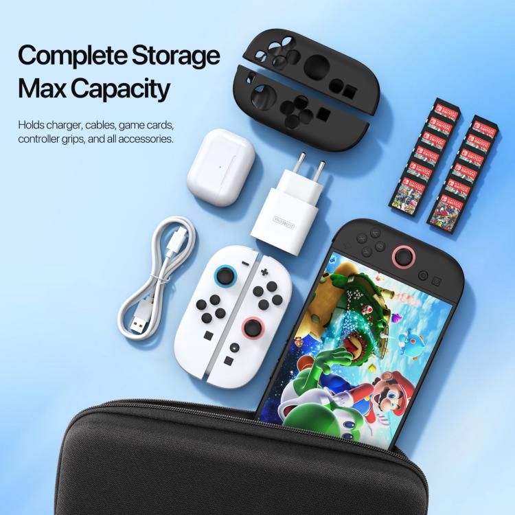 For Nintendo Switch 2 DUX DUCIS Game Console EVA Portable Storage Bag(Black) - Bags by DUX DUCIS | Online Shopping UK | buy2fix