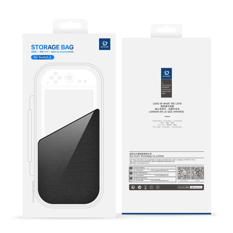 For Nintendo Switch 2 DUX DUCIS Game Console EVA Portable Storage Bag(Black) - Bags by DUX DUCIS | Online Shopping UK | buy2fix