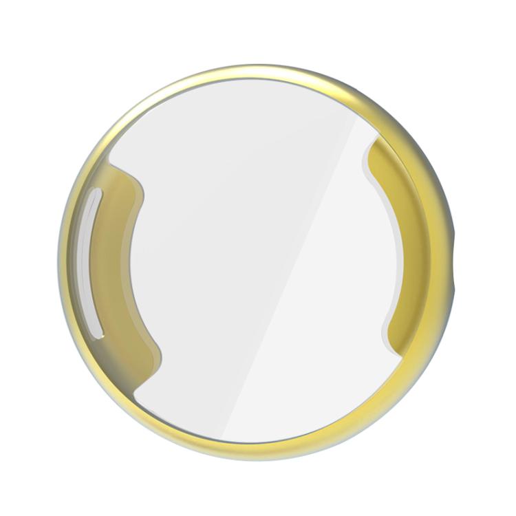 For Google Pixel Watch 3 45mm Integrated Full Coverage TPU Watch Protective Cover(Gold) - Watch Cases by buy2fix | Online Shopping UK | buy2fix