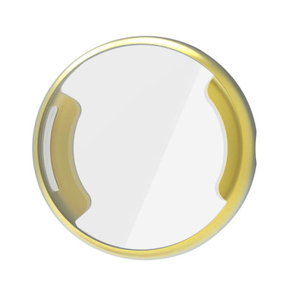 For Google Pixel Watch 3 45mm Integrated Full Coverage TPU Watch Protective Cover(Gold) - Watch Cases by buy2fix | Online Shopping UK | buy2fix