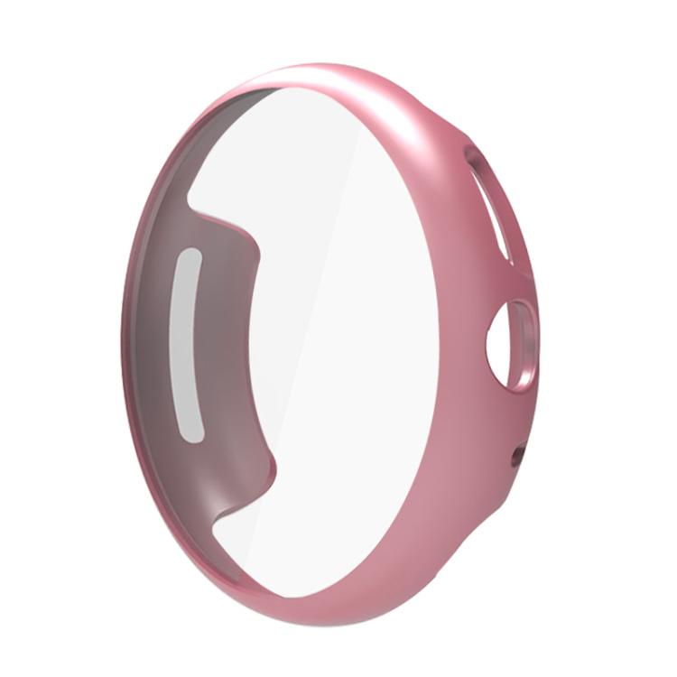 For Google Pixel Watch 3 45mm Integrated Full Coverage TPU Watch Protective Cover(Pink) - Watch Cases by buy2fix | Online Shopping UK | buy2fix