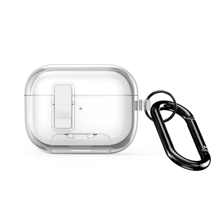 For AirPods Pro 2 DUX DUCIS PECR Series Holder & Security Lock Earphone Case(Transparent) - For AirPods Pro 2 by DUX DUCIS | Online Shopping UK | buy2fix