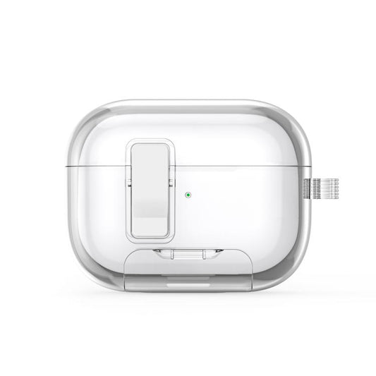 For AirPods Pro 2 DUX DUCIS PECR Series Holder & Security Lock Earphone Case(Transparent) - For AirPods Pro 2 by DUX DUCIS | Online Shopping UK | buy2fix