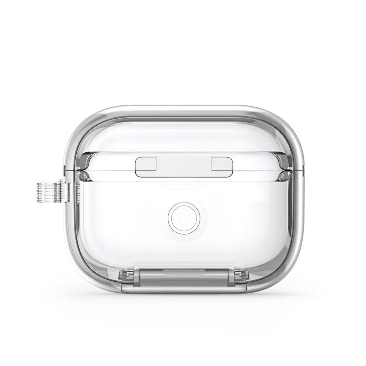 For AirPods Pro 2 DUX DUCIS PECR Series Holder & Security Lock Earphone Case(Transparent) - For AirPods Pro 2 by DUX DUCIS | Online Shopping UK | buy2fix