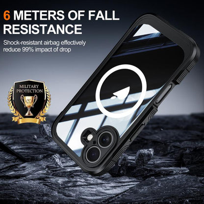 For iPhone 17 RedPepper Tempered Glass MagSafe Phone Case(Black) - iPhone 17 Cases by RedPepper | Online Shopping UK | buy2fix