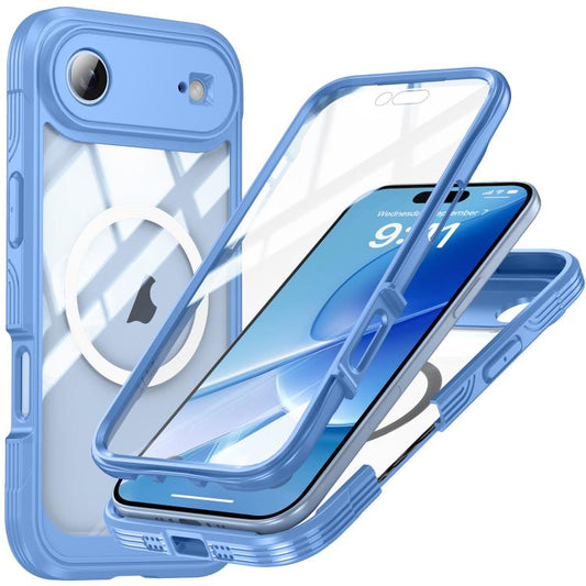 For iPhone 17 Air RedPepper Tempered Glass MagSafe Phone Case(Blue) - iPhone 17 Air Cases by RedPepper | Online Shopping UK | buy2fix
