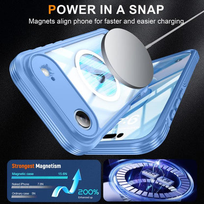 For iPhone 17 Air RedPepper Tempered Glass MagSafe Phone Case(Blue) - iPhone 17 Air Cases by RedPepper | Online Shopping UK | buy2fix