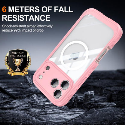 For iPhone 17 Pro Max RedPepper Tempered Glass MagSafe Phone Case(Pink) - iPhone 17 Pro Max Cases by RedPepper | Online Shopping UK | buy2fix
