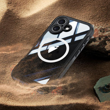 For iPhone Air RedPepper Tempered Glass MagSafe Phone Case(Black) - iPhone Air Cases by RedPepper | Online Shopping UK | buy2fix