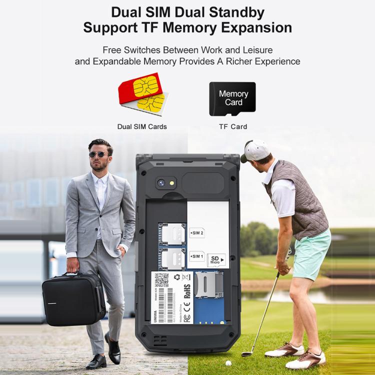 UNIWA X29 Keypad Flip Rugged Phone, 2.8 inch + 1.77 inch Double Screen, MT6261D, Network: 2G, Plug:AU Plug(Black Grey) - UNIWA by UNIWA | Online Shopping UK | buy2fix