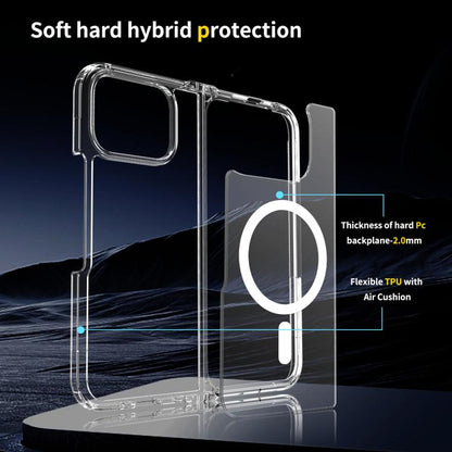 For Google Pixel 10 Pro Fold Skin Feel Transparent MagSafe Phone Case - Google Cases by buy2fix | Online Shopping UK | buy2fix