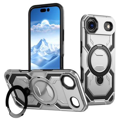 For iPhone Air Cooling MagSafe Holder Phone Case(Grey) - iPhone Air Cases by buy2fix | Online Shopping UK | buy2fix