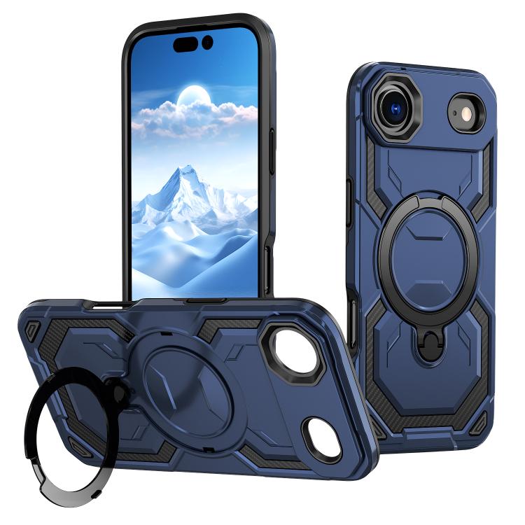 For iPhone Air Cooling MagSafe Holder Phone Case(Blue) - iPhone Air Cases by buy2fix | Online Shopping UK | buy2fix