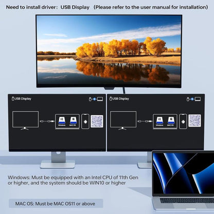 KCEVE KC-KVM203TCC USB 3.2 Dual Monitor 4K 60Hz KVM Switch - Switch by buy2fix | Online Shopping UK | buy2fix