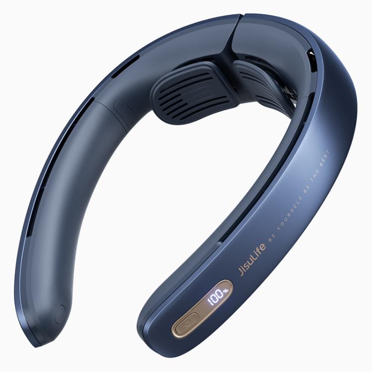 JisuLife FA45 100-speed Dual Turbo Portable Neck Fan Pro1(Blue) - Electric Fans by Jisulife | Online Shopping UK | buy2fix