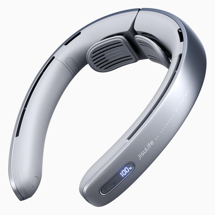 JisuLife FA45 100-speed Dual Turbo Portable Neck Fan Pro1(Silver) - Electric Fans by Jisulife | Online Shopping UK | buy2fix