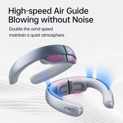 JisuLife FA45 100-speed Dual Turbo Portable Neck Fan Pro1(Silver) - Electric Fans by Jisulife | Online Shopping UK | buy2fix