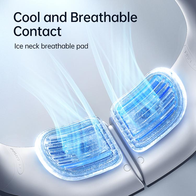 JisuLife FA45 100-speed Dual Turbo Portable Neck Fan Pro1(Silver) - Electric Fans by Jisulife | Online Shopping UK | buy2fix