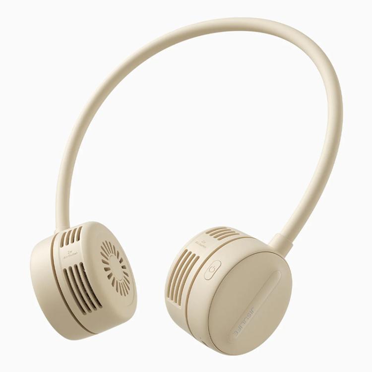 JisuLife FA25 Outdoor Sports Portable Neck Fan Life1(Brown) - Electric Fans by Jisulife | Online Shopping UK | buy2fix