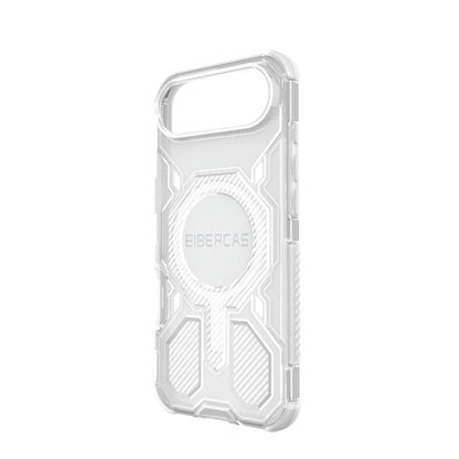 For iPhone Air BIBERCAS Transparent Color Series MagSafe Air Bag Shockproof Phone Case(White) - iPhone Air Cases by BIBERCAS | Online Shopping UK | buy2fix