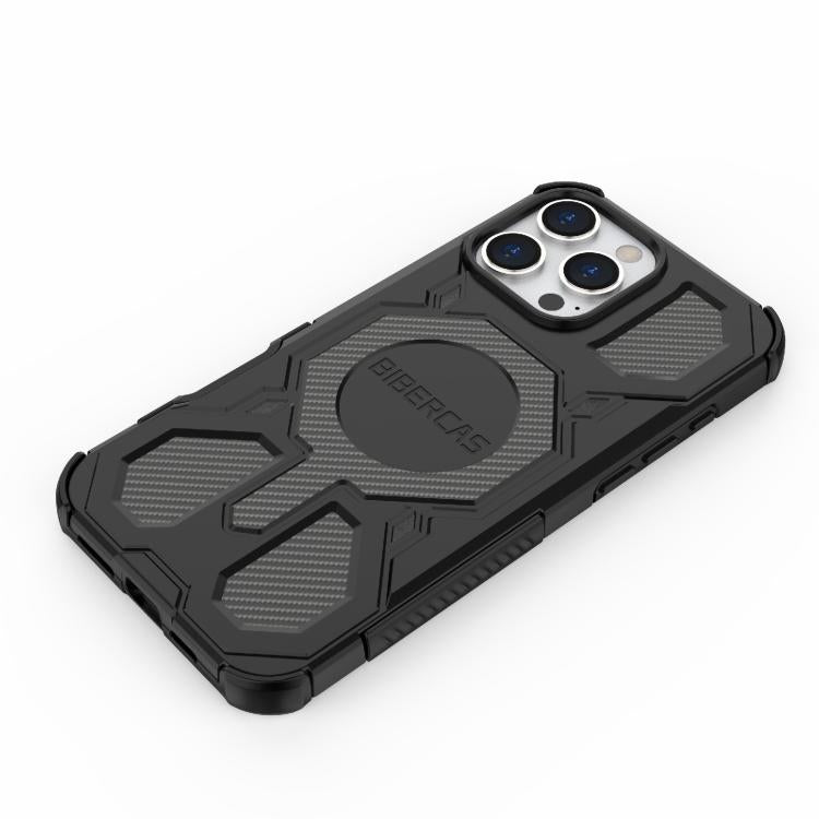 For iPhone 16 Pro Max BIBERCAS Real Color Series MagSafe Shockproof Phone Case(Gray) - iPhone 16 Pro Max Cases by BIBERCAS | Online Shopping UK | buy2fix