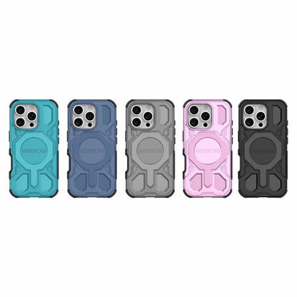 For iPhone 16 Pro BIBERCAS Real Color Series MagSafe Shockproof Phone Case(Blue) - iPhone 16 Pro Cases by BIBERCAS | Online Shopping UK | buy2fix