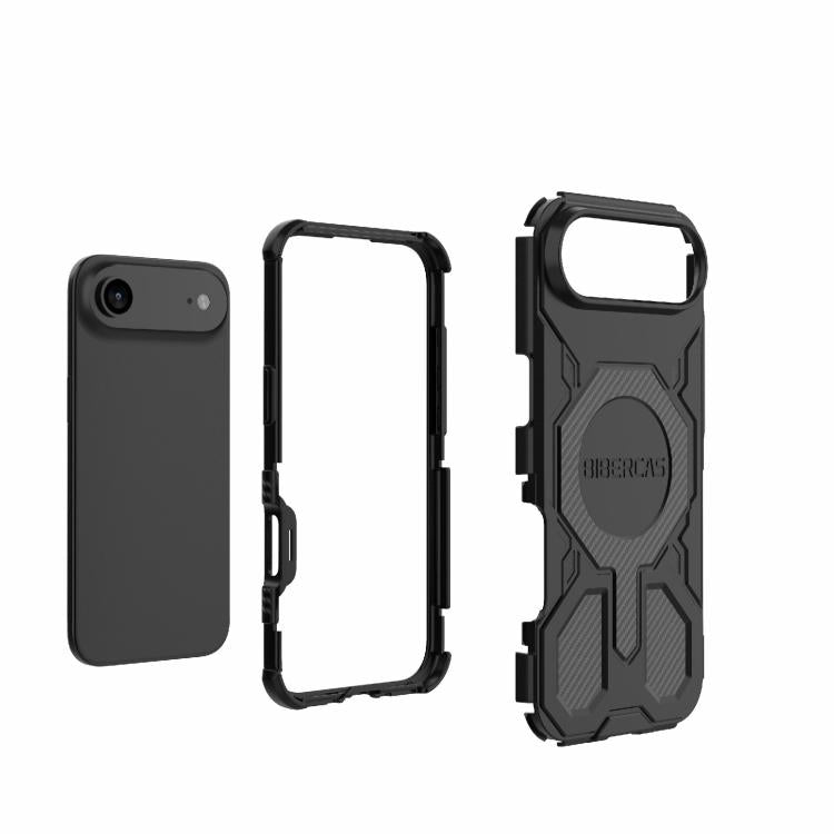 For iPhone 17 Air BIBERCAS Real Color Series MagSafe Shockproof Phone Case(Green) - iPhone 17 Air Cases by BIBERCAS | Online Shopping UK | buy2fix