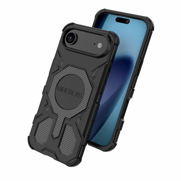 For iPhone Air BIBERCAS Real Color Series MagSafe Shockproof Phone Case(Blue) - iPhone Air Cases by BIBERCAS | Online Shopping UK | buy2fix