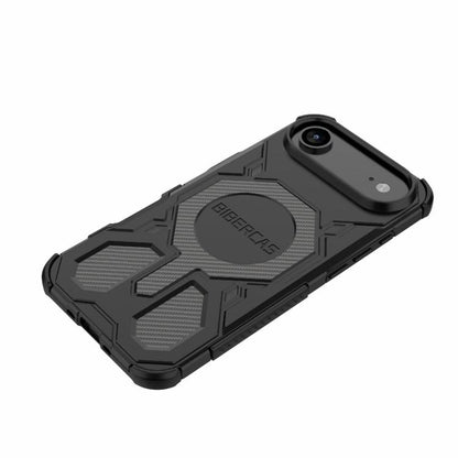 For iPhone Air BIBERCAS Real Color Series MagSafe Shockproof Phone Case(Black) - iPhone Air Cases by BIBERCAS | Online Shopping UK | buy2fix