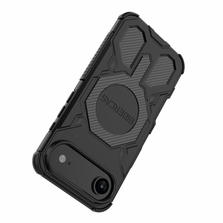 For iPhone Air BIBERCAS Real Color Series MagSafe Shockproof Phone Case(Black) - iPhone Air Cases by BIBERCAS | Online Shopping UK | buy2fix