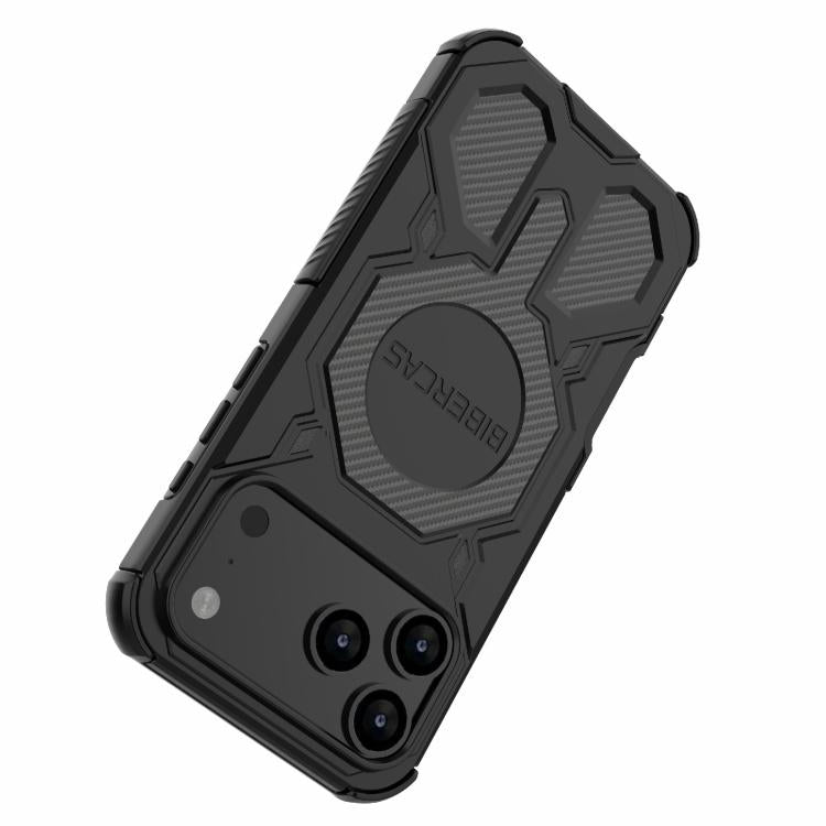 For iPhone 17 Pro Max BIBERCAS Real Color Series MagSafe Shockproof Phone Case(Gray) - iPhone 17 Pro Max Cases by BIBERCAS | Online Shopping UK | buy2fix