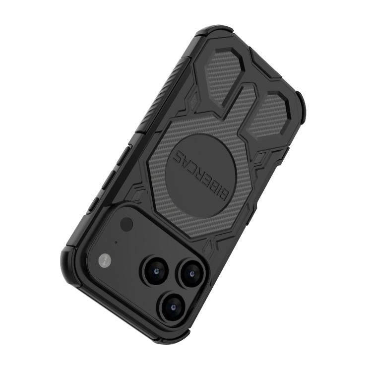 For iPhone 17 Pro BIBERCAS Real Color Series MagSafe Shockproof Phone Case(Gray) - iPhone 17 Pro Cases by BIBERCAS | Online Shopping UK | buy2fix