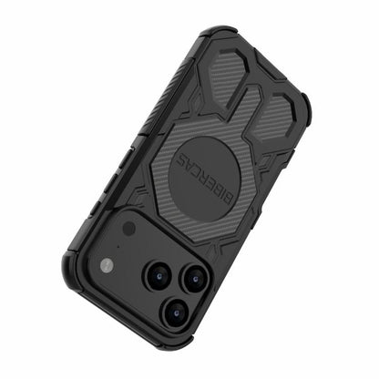 For iPhone 17 Pro BIBERCAS Real Color Series MagSafe Shockproof Phone Case(Black) - iPhone 17 Pro Cases by BIBERCAS | Online Shopping UK | buy2fix