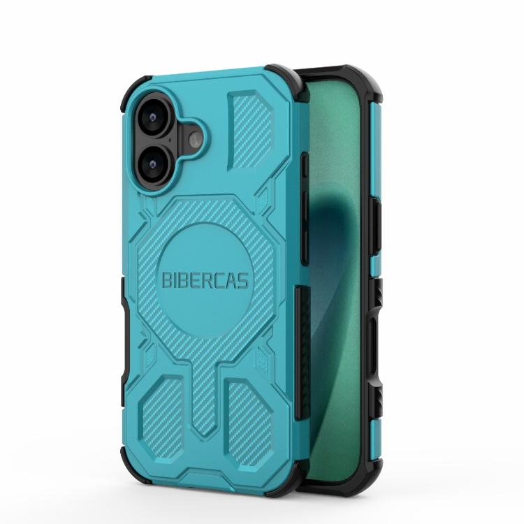 For iPhone 17 BIBERCAS Real Color Series MagSafe Shockproof Phone Case(Green) - iPhone 17 Cases by BIBERCAS | Online Shopping UK | buy2fix