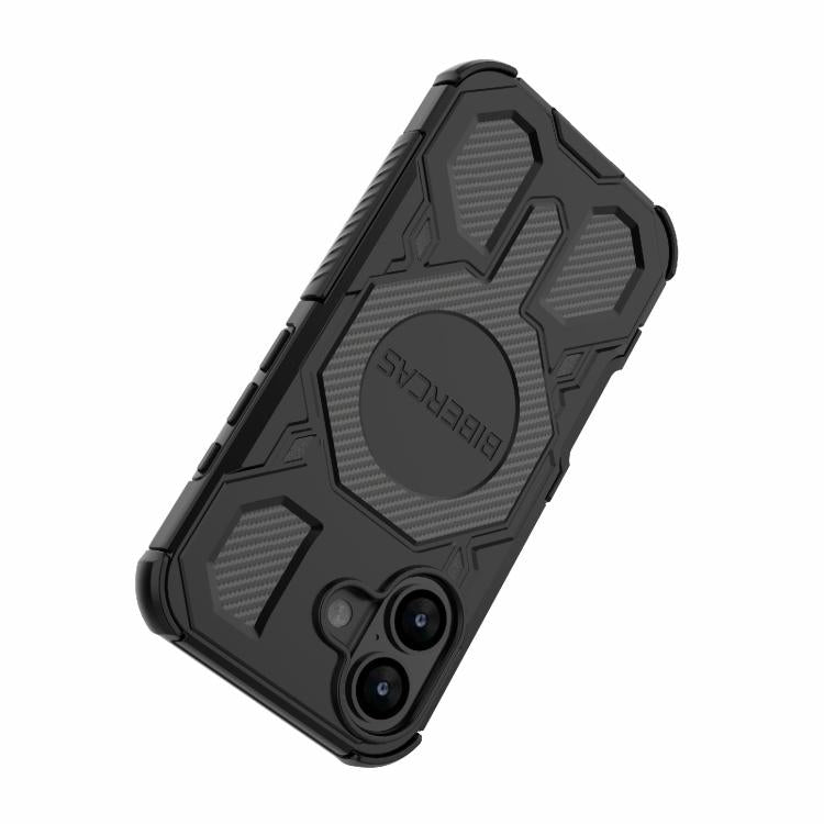 For iPhone 17 BIBERCAS Real Color Series MagSafe Shockproof Phone Case(Black) - iPhone 17 Cases by BIBERCAS | Online Shopping UK | buy2fix