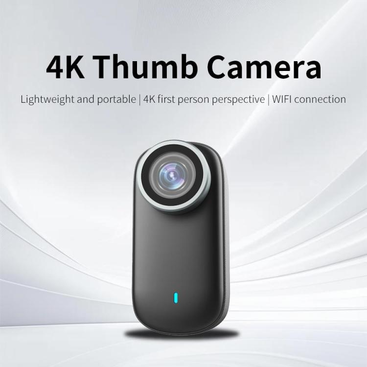 M10 4K Thumb Sports Camera Mini WiFi Camera without Screen, Specification:Standard Version(Black) - Sports Camera by buy2fix | Online Shopping UK | buy2fix
