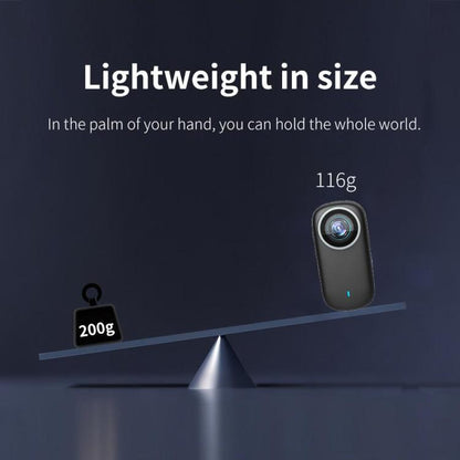 M11 4K Thumb Sports Camera Mini WiFi Camera with Screen, Specification:Standard Version(Black) - Sports Camera by buy2fix | Online Shopping UK | buy2fix