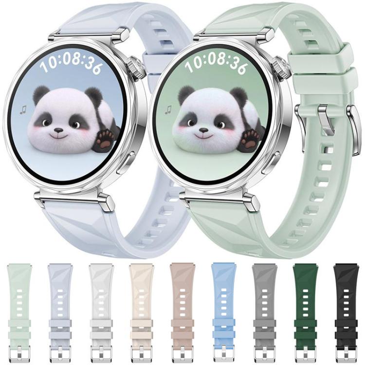 For Huawei Watch GT 5 41mm xDfind Ice Crystal Texture Silicone Watch Band(Cloudy Blue) - Watch Bands by xDfind | Online Shopping UK | buy2fix