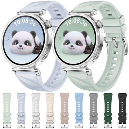 For Huawei Watch GT 5 41mm xDfind Ice Crystal Texture Silicone Watch Band(Cloudy Blue) - Watch Bands by xDfind | Online Shopping UK | buy2fix