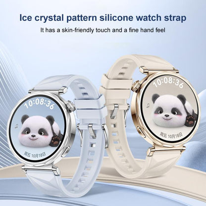 For Huawei Watch GT 5 41mm xDfind Ice Crystal Texture Silicone Watch Band(Cloudy Blue) - Watch Bands by xDfind | Online Shopping UK | buy2fix