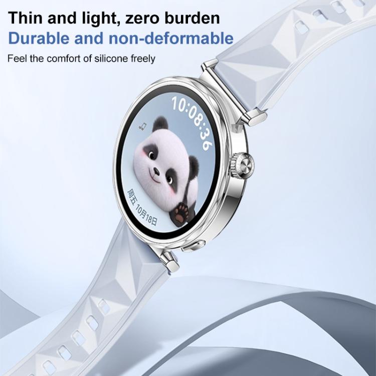 For Huawei Watch GT 5 41mm xDfind Ice Crystal Texture Silicone Watch Band(Cloudy Blue) - Watch Bands by xDfind | Online Shopping UK | buy2fix